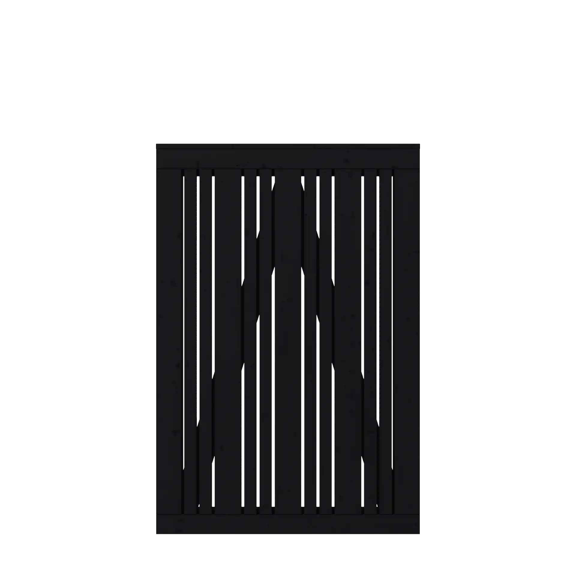 Tangent enkeltlge i sort 95x140cm (BxH)