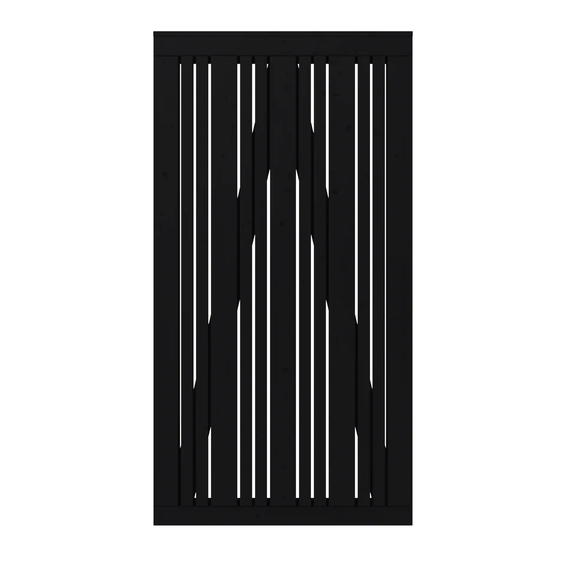 Tangent enkeltlge i sort 95x180cm (BxH)