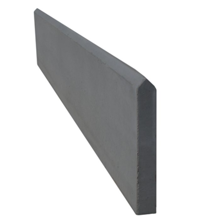 Hegnsplade i beton 4 x 30 x 180 cm Antracitfarvet beton
